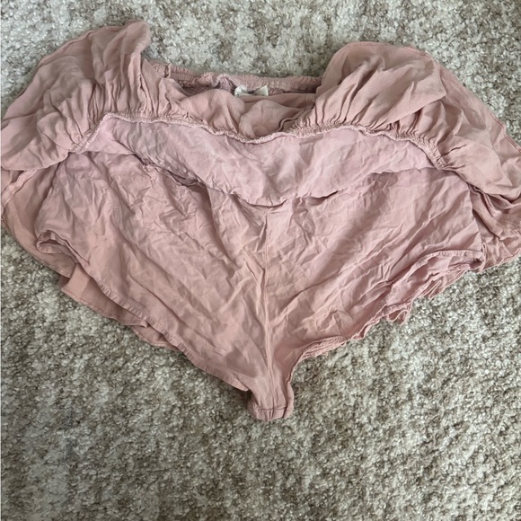 Pink Ruffled Mini Skirt - Picture 8 of 8